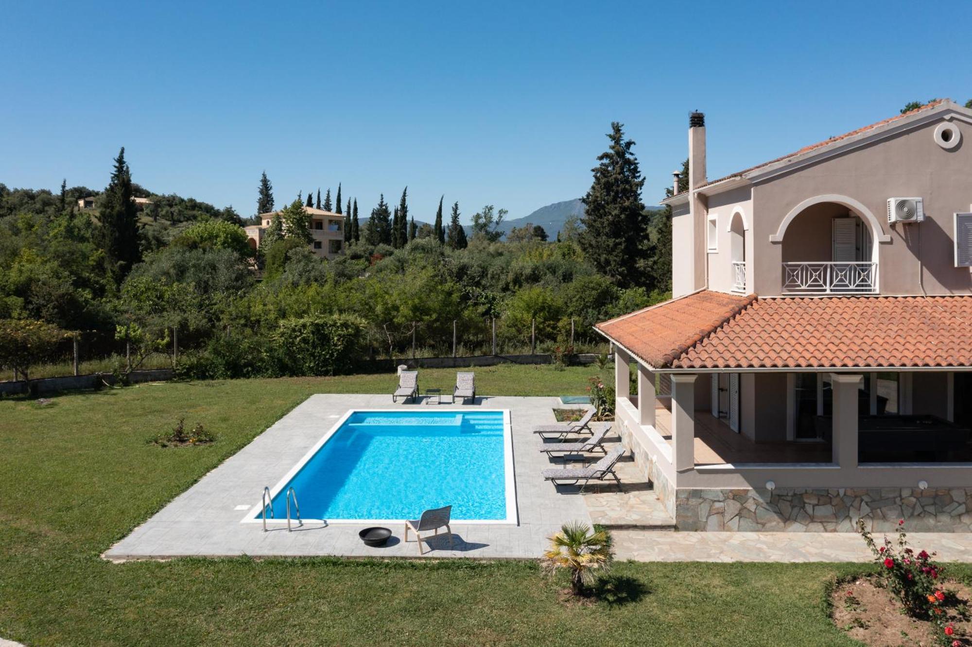 Country Villa Verde - 2Floor Family Home Kouramaditika Exteriér fotografie